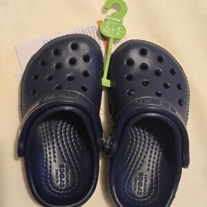 CROCS Kids Navy Blue Clogs